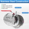 TOP-VIGOR 6 Inch HVAC Duct Manual Volume Backdraft Damper, Full