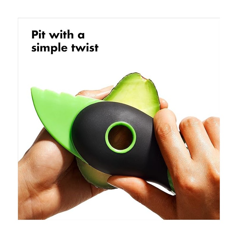 3-in-1 Avocado Tool Split, pit, and slice!