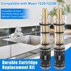 Hohean 2 Pack Replacement Cartridge Compatible with Moen 1225/1225B, Shower