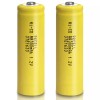 PKCELL 2pcs AA Batteries Ni-CD Rechargeable 300mAh 1.2v Button Top