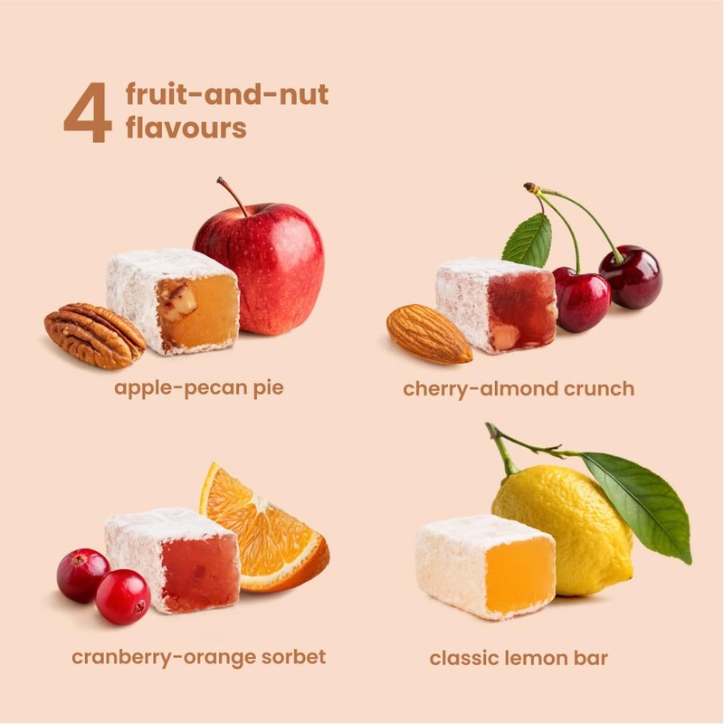 Liberty Orchards, Dessert Delights - Fruit and Nut Candies -