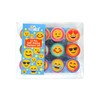 TINYMILLS 12 Pcs Emoji Stamp Kit for Kids - Emoji