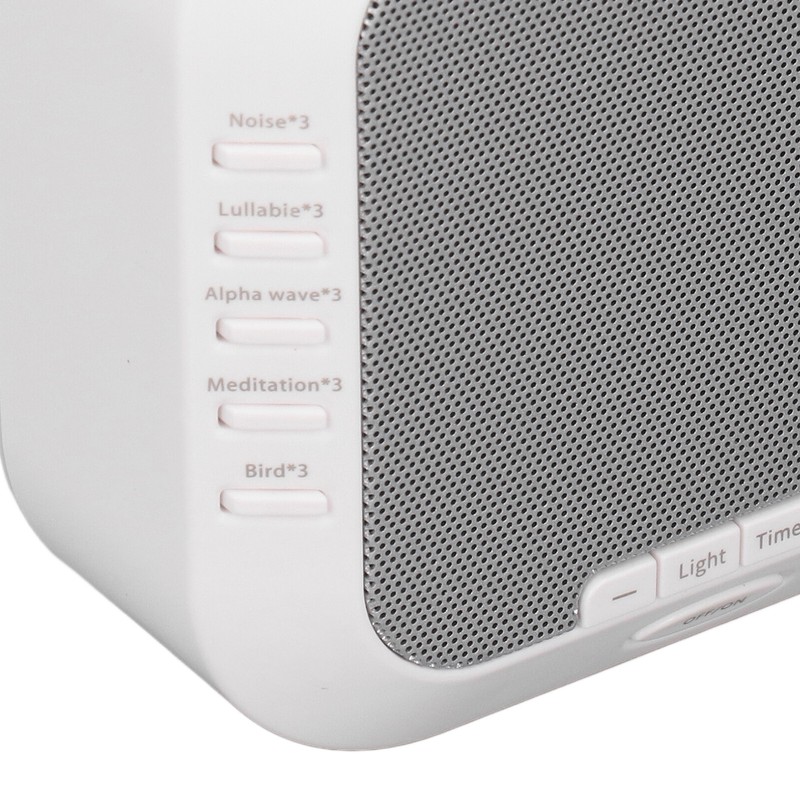 White Noise Machine 28 Sounds Portable Night Light Music Timing