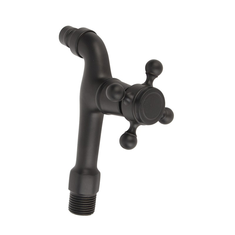 G1/2in Wall‑in Antique Brass Faucet Washing Machine Single Cold Water
