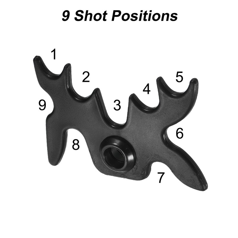 PATIKIL Billiard Bridge Head, 2 Pack Plastic Pool Billiard Cue