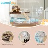 8 in 1 Acrylic Hamster Cage with all accessories,2-Layer Hamster