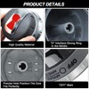DEEKOOL Upgraded 88848 Gas Grill Burner Knobs, Compatible with Weber