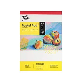 Mont Marte Signature 180gsm 4 Colours Acid Free Pastel Pad, A5 Size