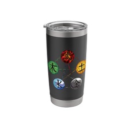 Qigong Martial Arts Qigong Teacher Chinese Symbols Qigong Stainless Steel Insulated Tumbler