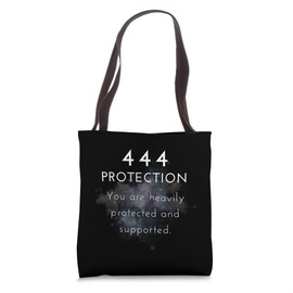 444 Angel Number Spiritual Guide Message Tote Bag