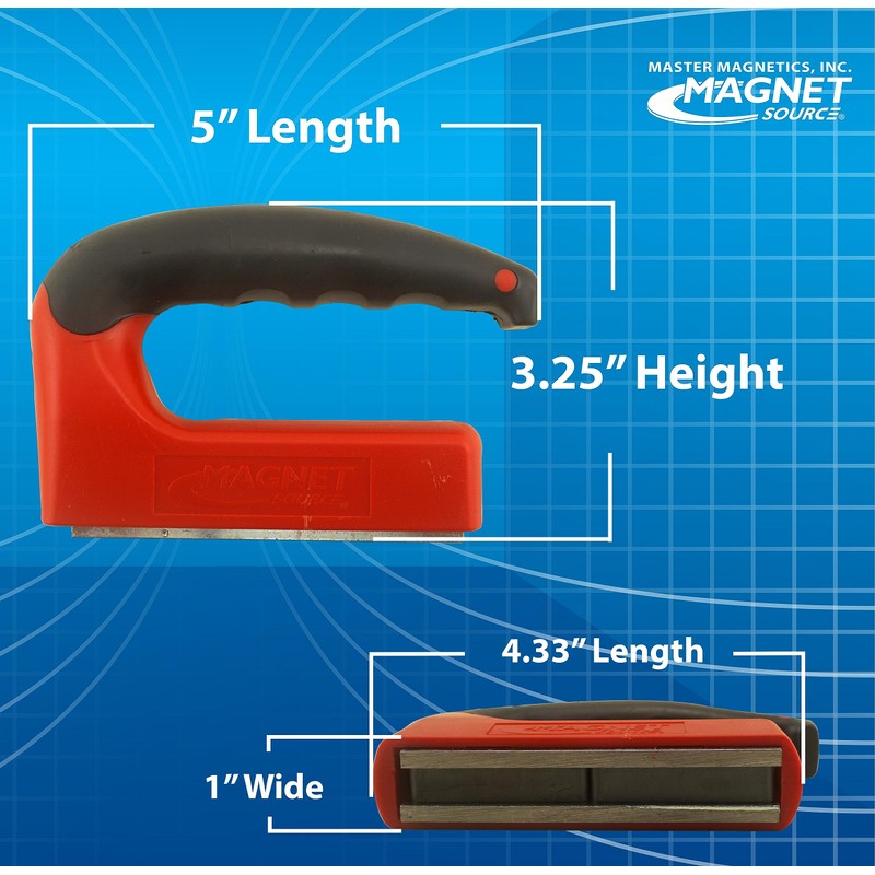 Master Magnetics Strong Magnet with Ergonomic Handle - 100 lb