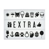 My Cinema Lightbox Extra Letter and Symbol Packs, Colour Letters,