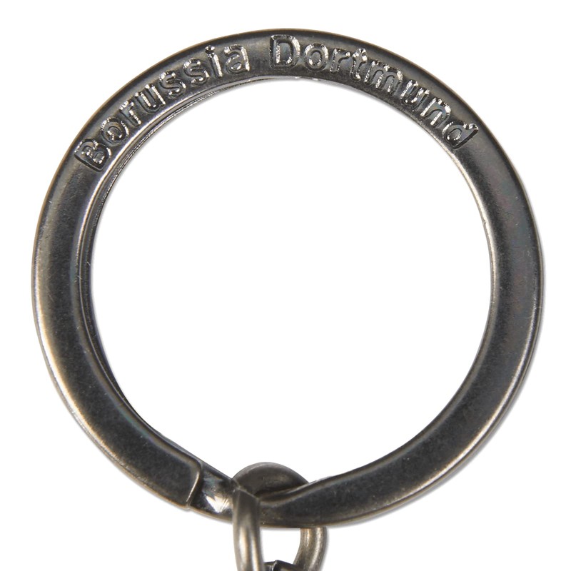 Borussia Dortmund BVB Key Ring Guardian Angel: X, black, X
