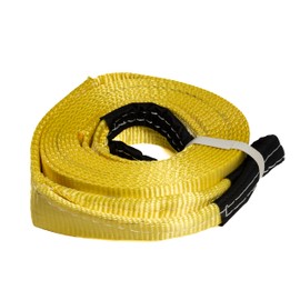 2X HiGear Tow Strap 9 Ton 2x20 Recovery Tree Saver Winch 2" x 20' Off-Road Car Truck SUV ATV UTV Towing UV Resistant Polyester Reinforced Loop Ends Capacity 5000 lbs WLL 20,000 lbs MBS by Alfa Wheels