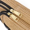 RFID Straw Summer Purses for Women 2025 Woven Sling Bag