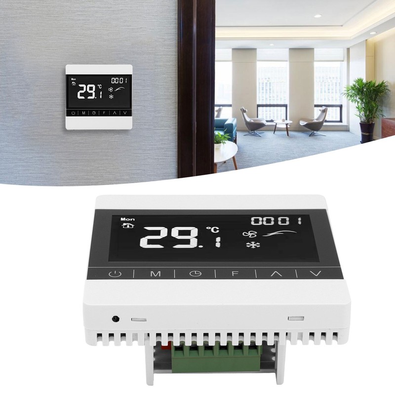 AC220V Underfloor Heating Thermostat Programmable Intelligent Heating Temperature Controller