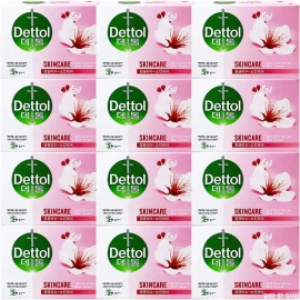 Dettol 데톨 항균비누 스킨케어 100g x 12개,세안 세수 바디 [데톨 향균 오리지날 비누 x 12개] Dettol Antibacterial Soap Skincare 100g x 12, Facial Cleansing Body [Dettol Antibacterial Original Soap x 12]