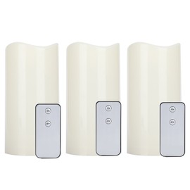 3PCS Remote Control Electronic LED Simulation Candle Lamp for Home Wedding Party Decoration
