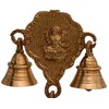 Purpledip Campana Ganesha Lakshmi para colgar en la pared (10767)