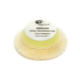 RUPES Medium DA Wool Pads (Yellow) Ø 30/45mm, 4 pcs