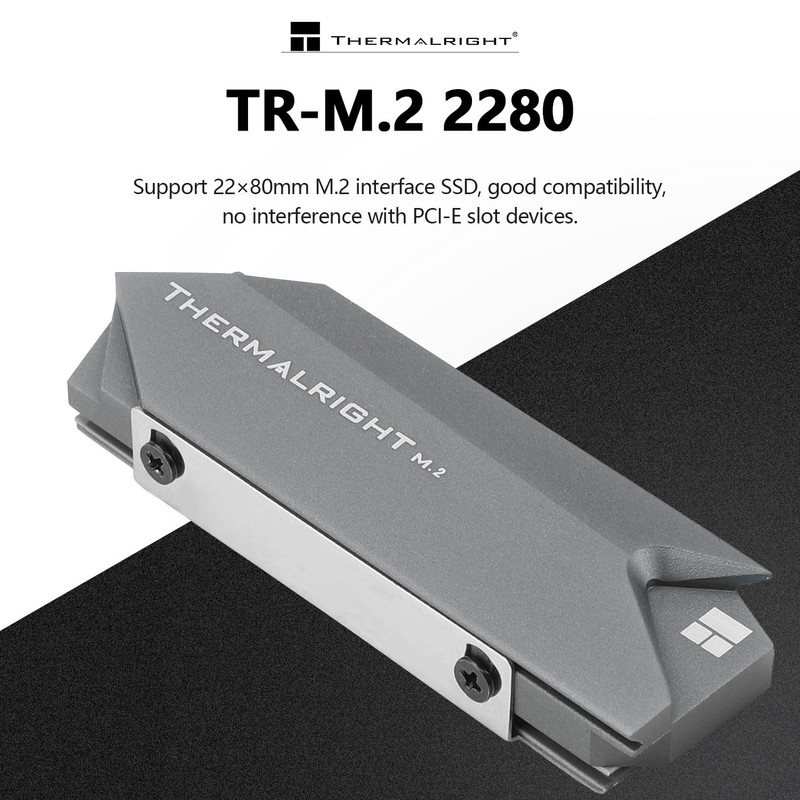 Thermalright M.2 2280 SSD Cooler, High Performance Double Side Thermal