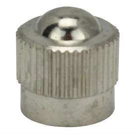 Milton (0725.) Tire Valve Dome Caps (5 Pack) - Solid Brass Nickel Plated Milton s-436