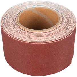 Performance Tool W3053 180-Grit Emery Cloth Roll, 15' x 1.5" - Versatile Sanding Material for Woodworking and Metalworking Projects