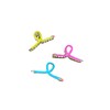 piper k Metal Pencil Claw Clips, 3pk - Pink, Yellow,