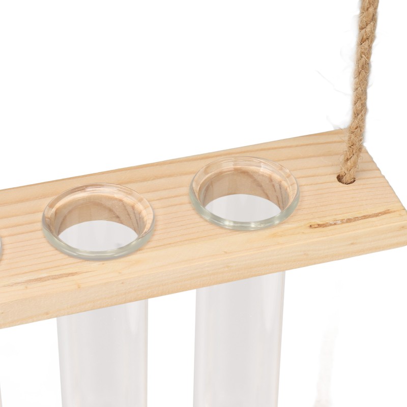 3 Tiered Wall Hanging Plant Terrarium with 12 Test Tubes