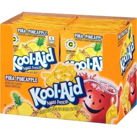 KOOL-AID Aguas Frescas Pina Pineapple Flavored Unsweetened pack of 48  - 1  BOX