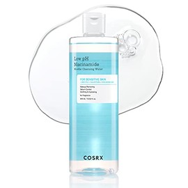 COSRX Low pH Niacinamide Micellar Cleansing Water by Cosrx for Unisex - 13.52 oz Cleanser