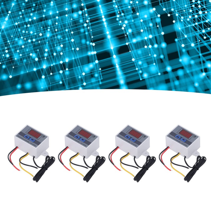 4 x XH-W3001 Temperature Controller 110-220V LCD Digital Display Smart