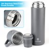 Stainless Steel Thermo 16.9oz Vacuum Insulated Bottle with Cup for