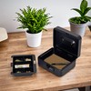 GREELUE Cash Box with Coin Counting Board, 20 x 16