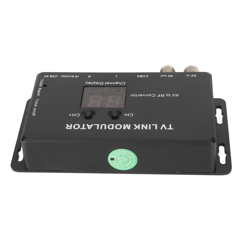 UHF Modulator TV Link Modulator 471.25‑885.25MHz Support PAL NTSC AV