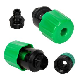 VOANZO Mixer Faucet Hose Connector Set Kitchen Faucet Hose Adapter Universal Adjustable Hose Faucet Connector Kitchen Sink Garden Bathroom Hose Click Connector