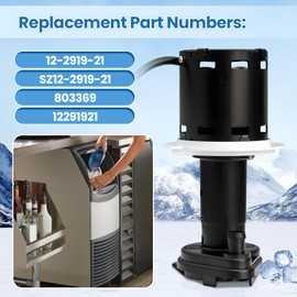 12-2919-21 Ice Machine Water Pump Compatible with Scotsman C0322MA-1 C0322MW-1 C0322SA-1 C0322SW-1 C0330MA-1 C0330MW-1 C0330SA-1 C0330SW-1, CU1526, CU3030 Series Replace SZ12-2919-21, 803369, 12291921