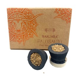 Banjara Incense Resin Cups - 6 Cups - Handmade - Made in India (1 Pack, Palo Santo)