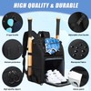 HAMBOLY Youth Baseball Bag, Softball Bag for Girls & Boys,