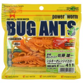 Ecogear Bug Guangts, 4 Inch (6 Pieces) 411 Silky Orange Yellow