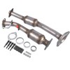 NEWZQ Front & Rear Catalytic Converters Set Compatible with Nissan