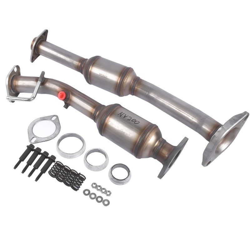 NEWZQ Front & Rear Catalytic Converters Set Compatible with Nissan