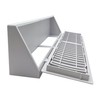 Plastic Baseboard Register (18", White)