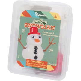 Toysmith Melting Snowman – Reusable Putty Slime Kit with Snowman Accessories – Build, Melt & Rebuild Fun – Desk Toy & Holiday Gift for Kids – Christmas Stocking Stuffer – Ages 5+