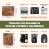 Sliding Tray for Coffee Maker, 360° Rolling Tray Appliance Slider