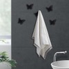 Uposao 6Pcs Stainless Steel Wall Hook, Butterfly Shaped Hooks Bathroom