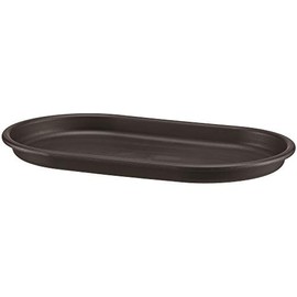 Yamato Pla Grow Plate Oval Type 25 BK Black