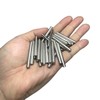 ZDingTech 35pcs 5mm x 40mm Dowel Pins Metal Dowel pins