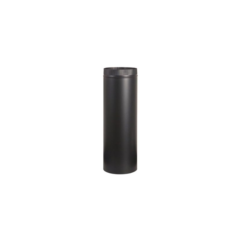 UNITED STATES HDW BM0344 4" x 24" 28GA Pipe, Black