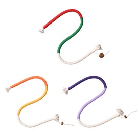 Cotton Cat Chew Toy for Teeth Cleaning, Catnip Rope Toys for Indoor Cats,Nibbling Exercise, Interactive Cat Nip Teething Toys for Cats Kittens, 3 Pack